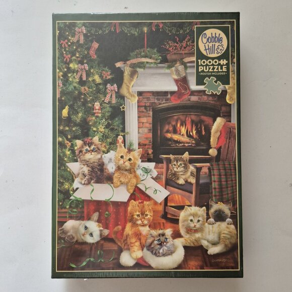 *NEW* 1000 Piece "Christmas Kittens" Jigsaw Puzzle - Picture 1 of 1